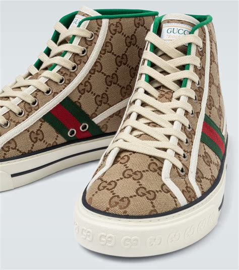 gucci g74 sneaker|Gucci tennis 1977 high top.